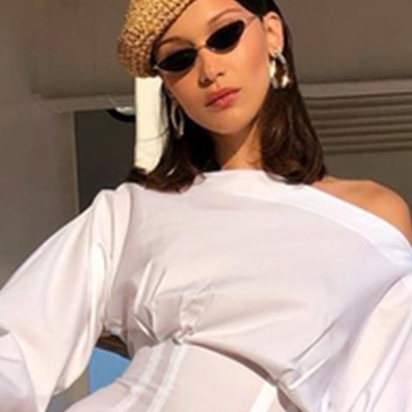 Shop Style Mi Accessories - Slim Cat Eye Sunglasses